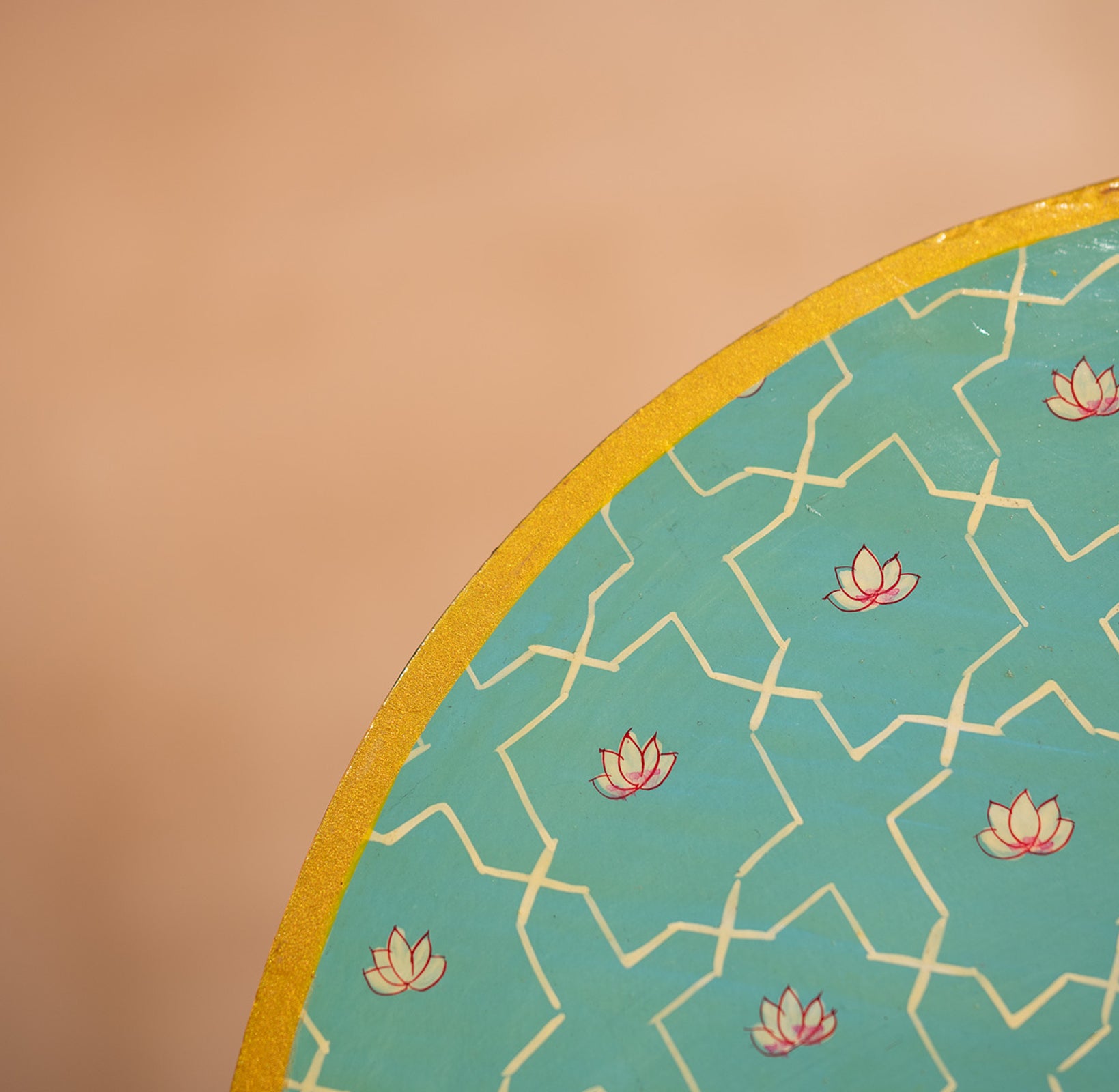 Blue Handpainted Picchwai Wall Plate