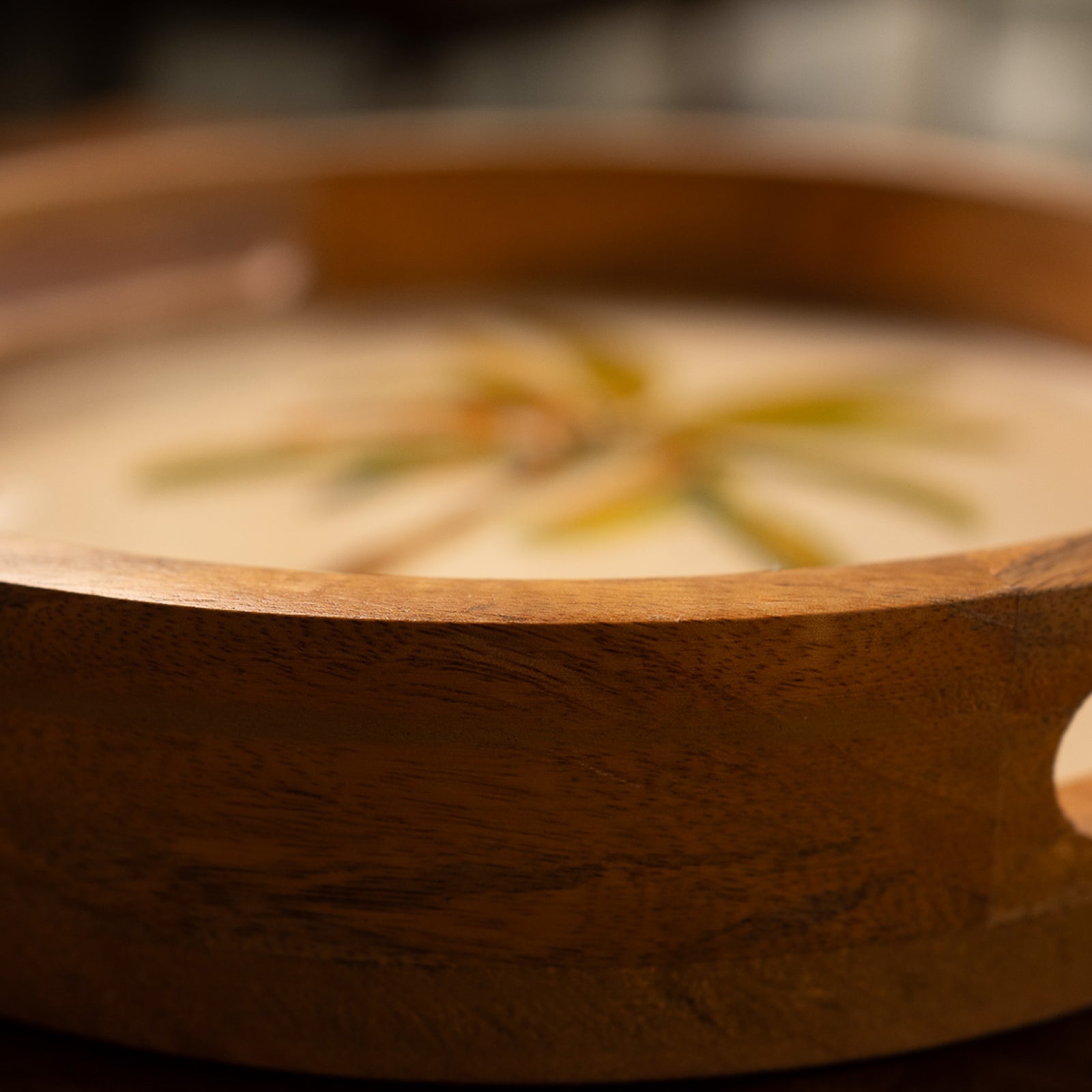 Nilah Collective Wooden coconut tray