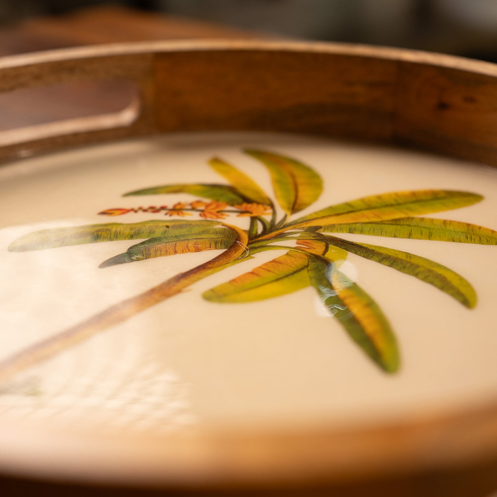 Nilah Collective Wooden coconut tray