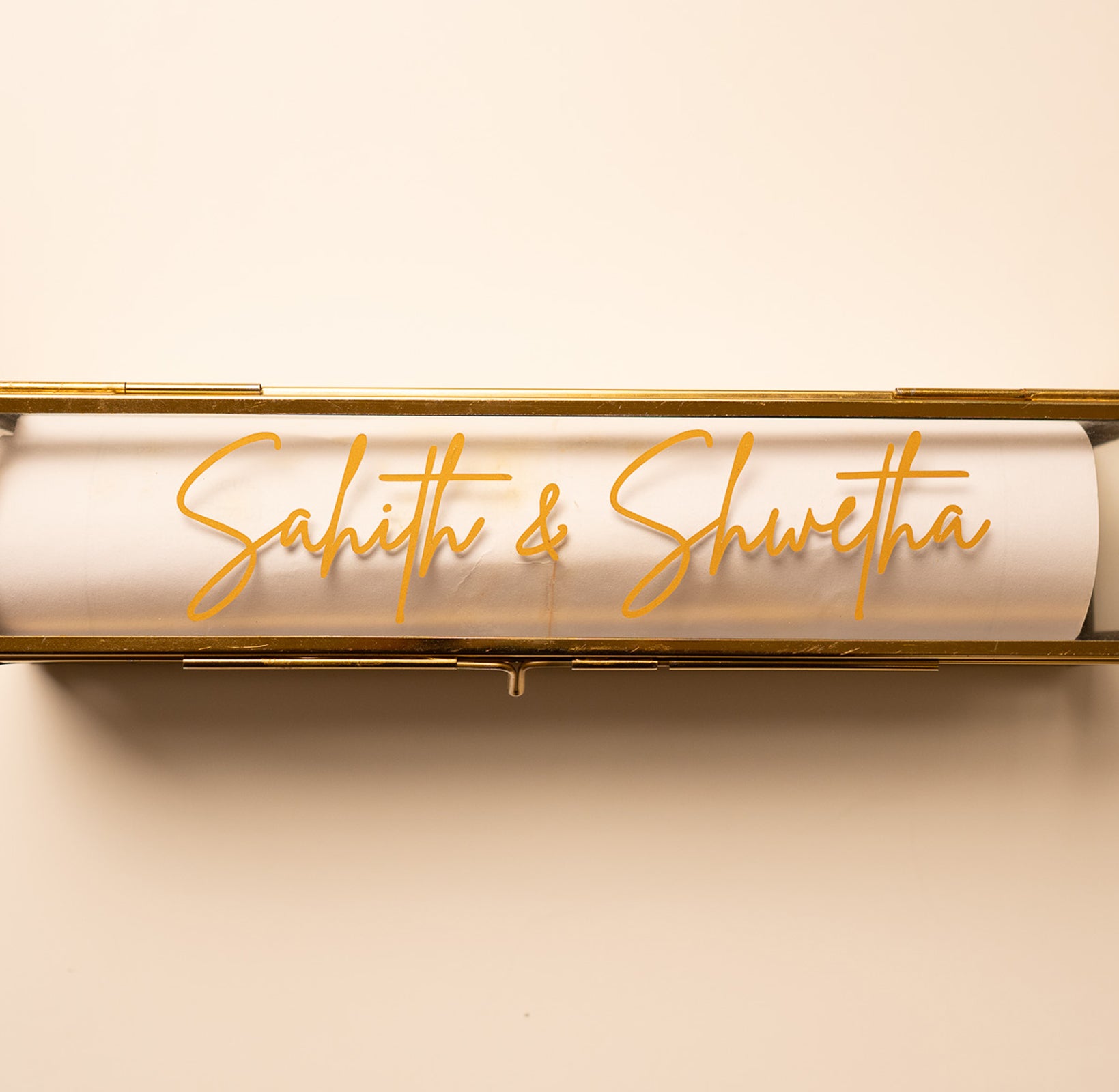 Customisable Invitation Scroll Box