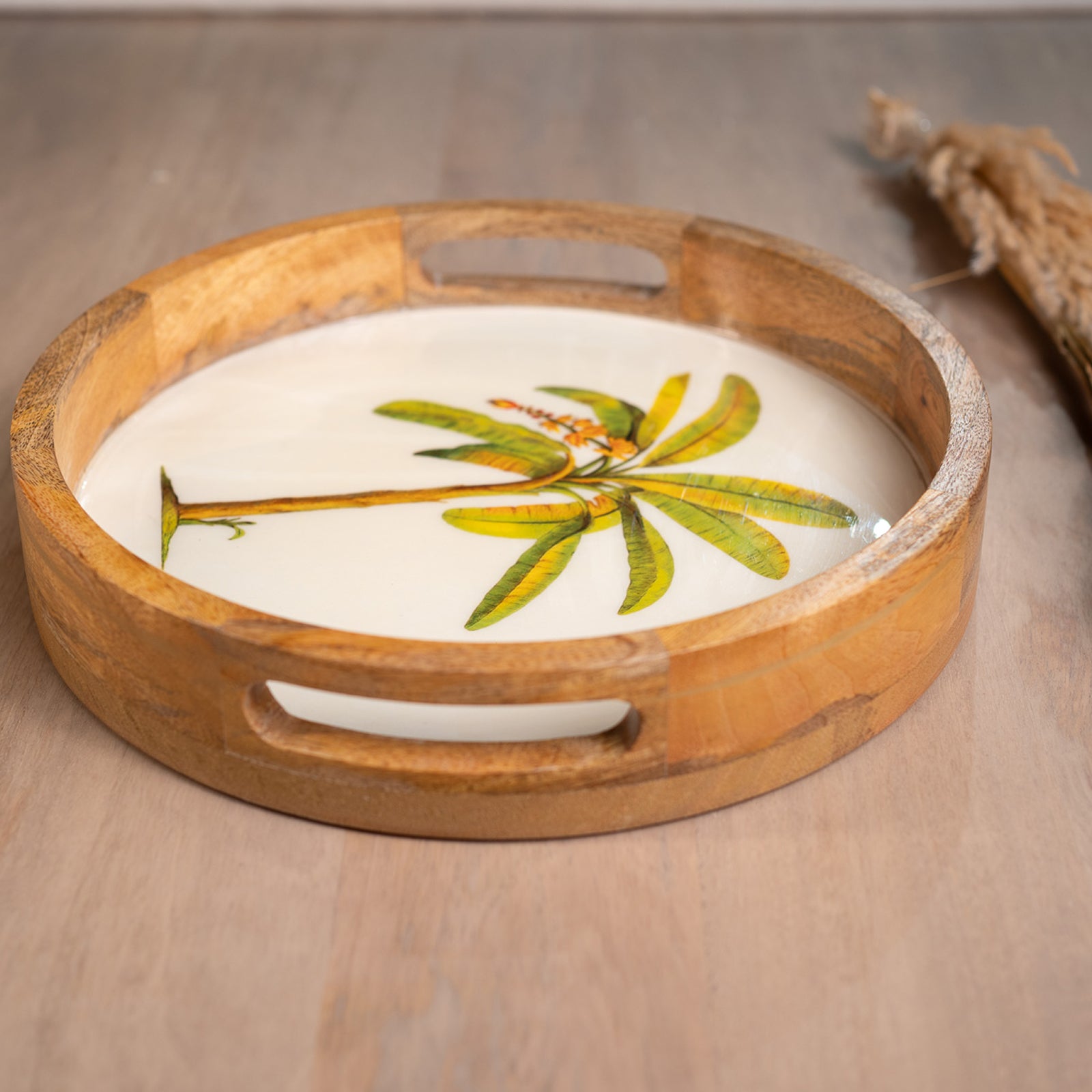 Nilah Collective Wooden coconut tray