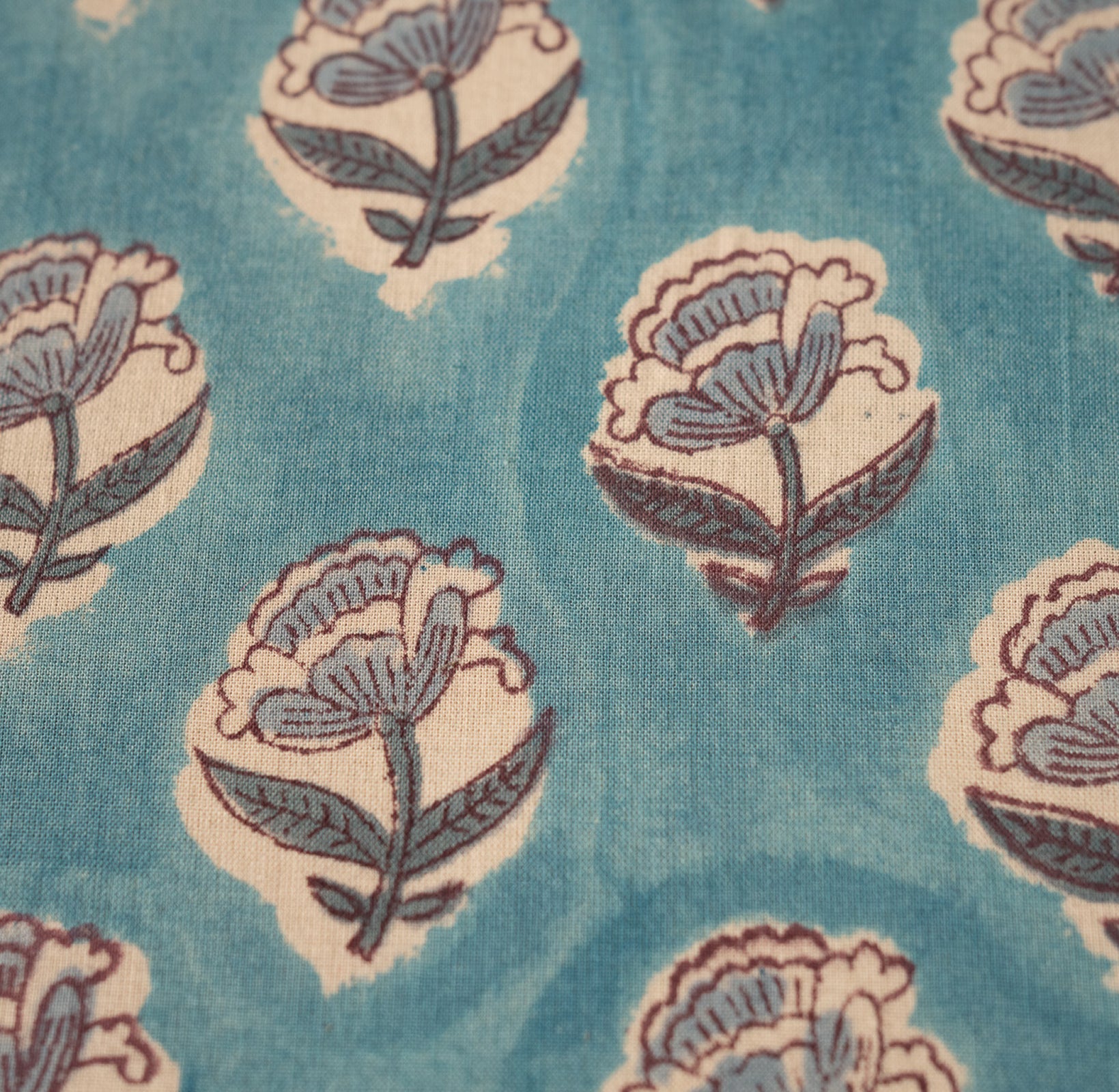 Neelima Floral Handblock Ruled Journal