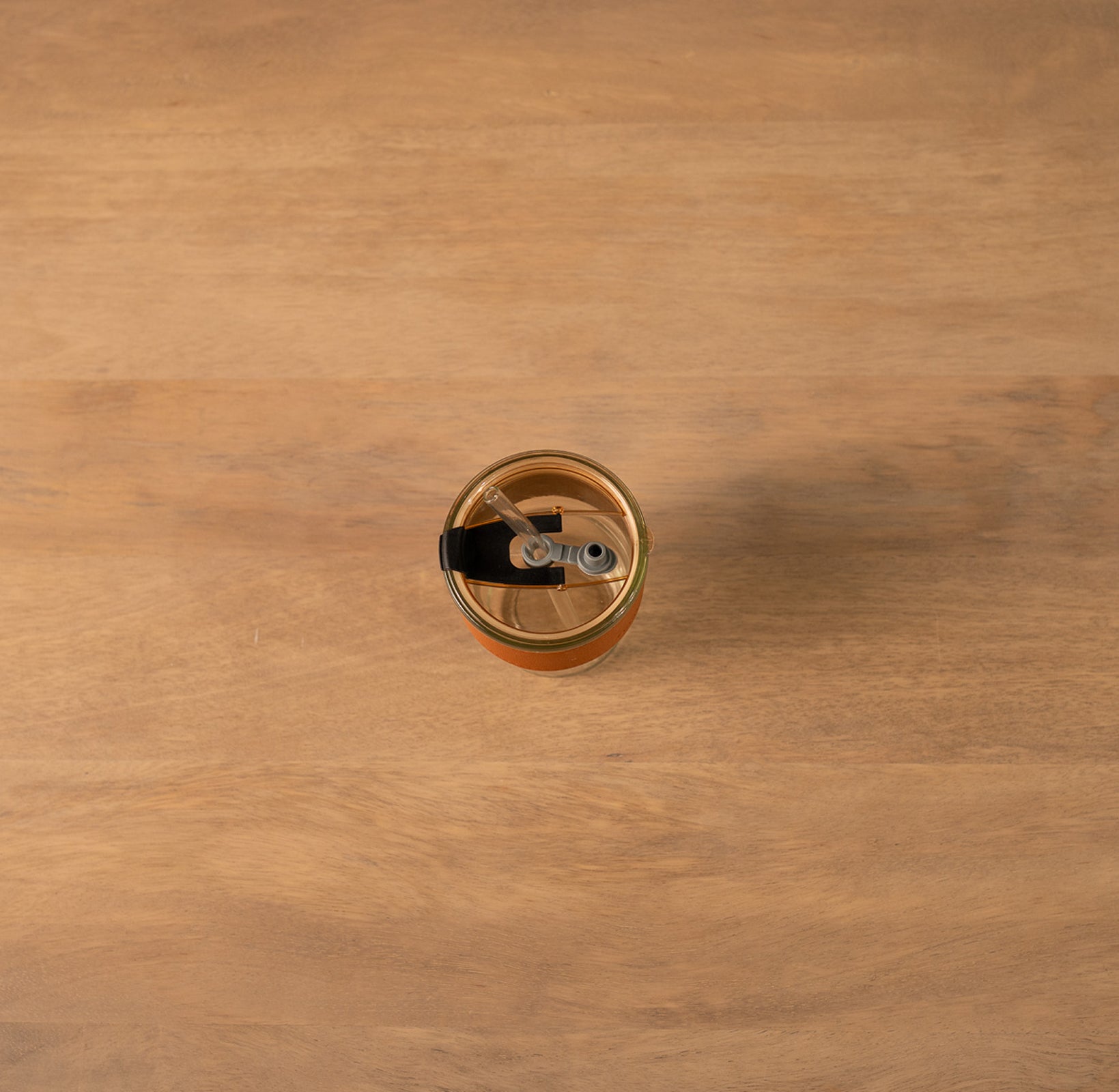 Leather Mini Glass Tumbler