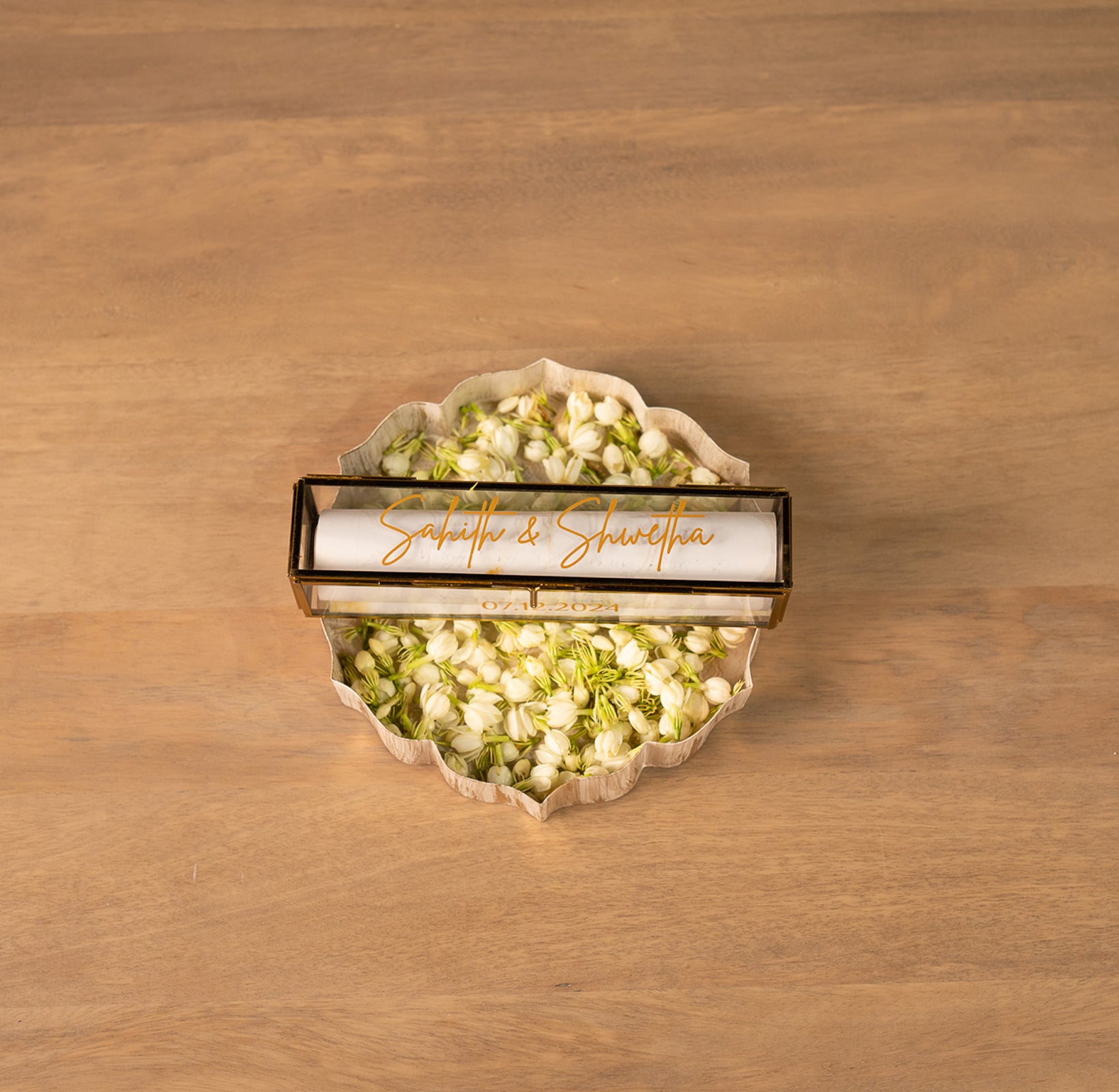 Customisable Invitation Scroll Box