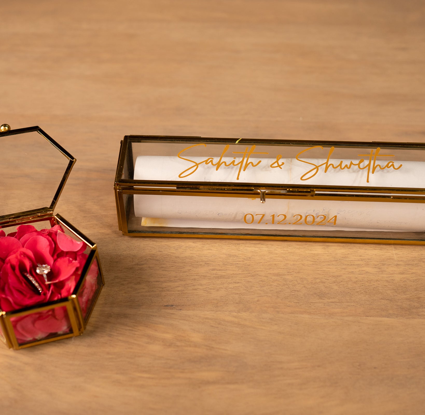 Customisable Invitation Scroll Box