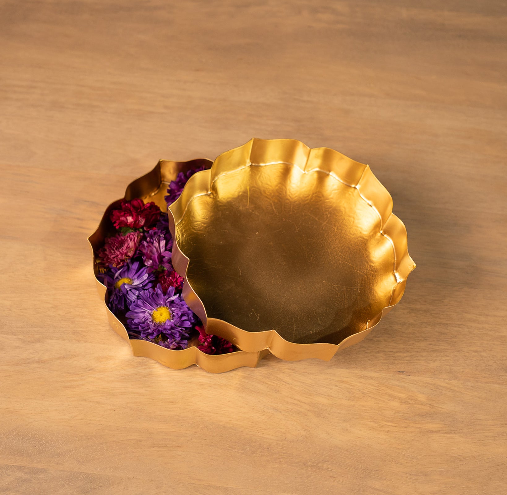 Golden Bloom Urli Bowl