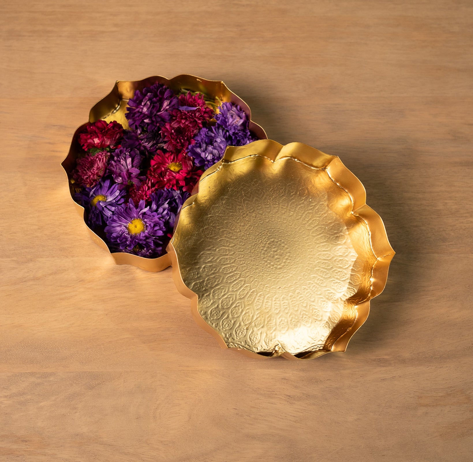 Golden Bloom Urli Bowl