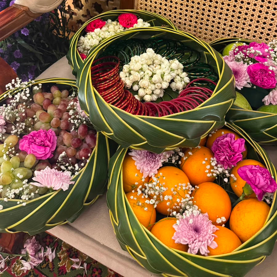 coconut leaf baskets