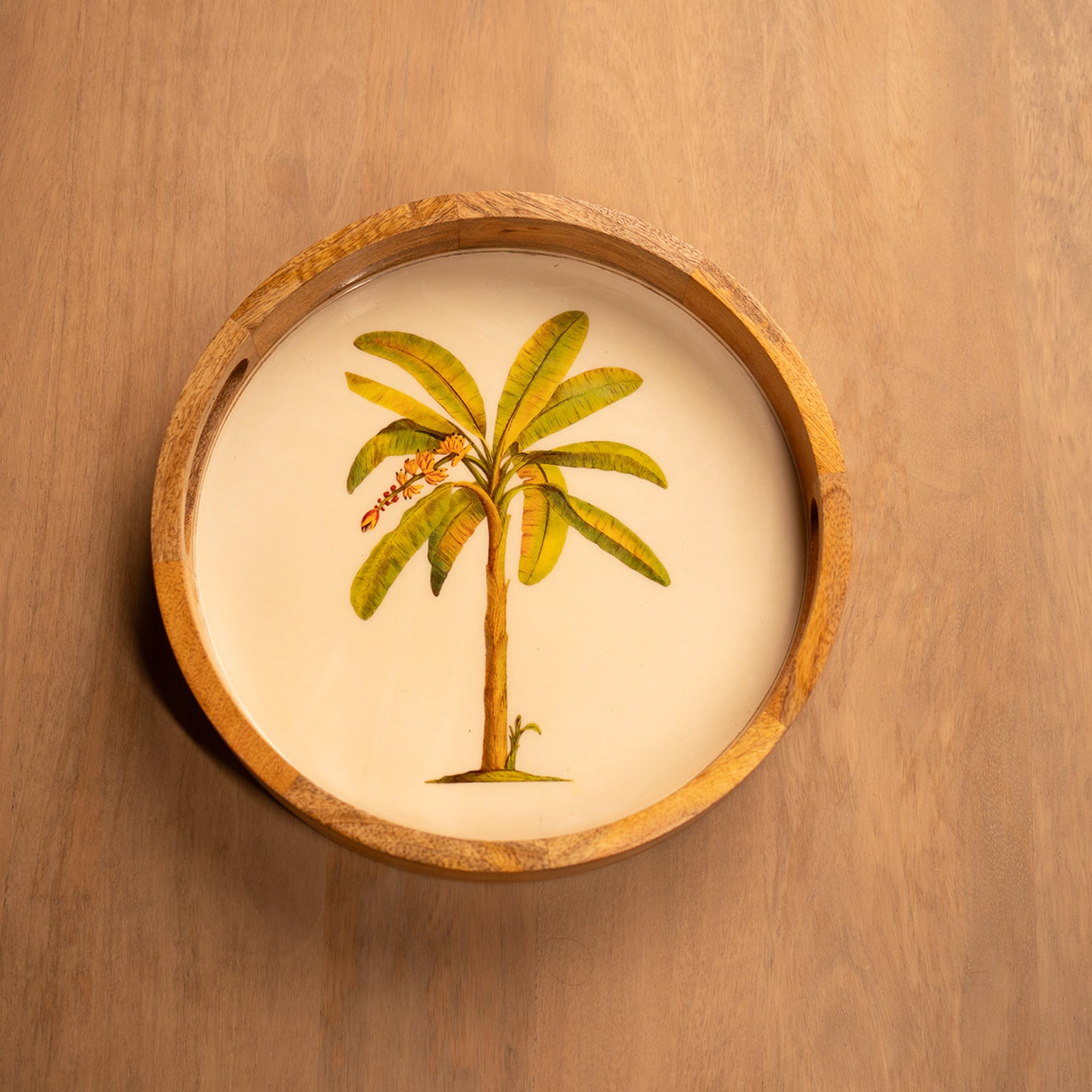 Nilah Collective Wooden coconut  tray
