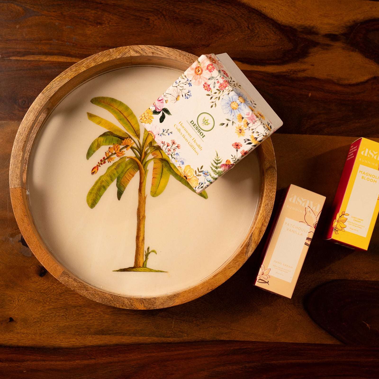 Nilah Collective Wooden coconut  tray