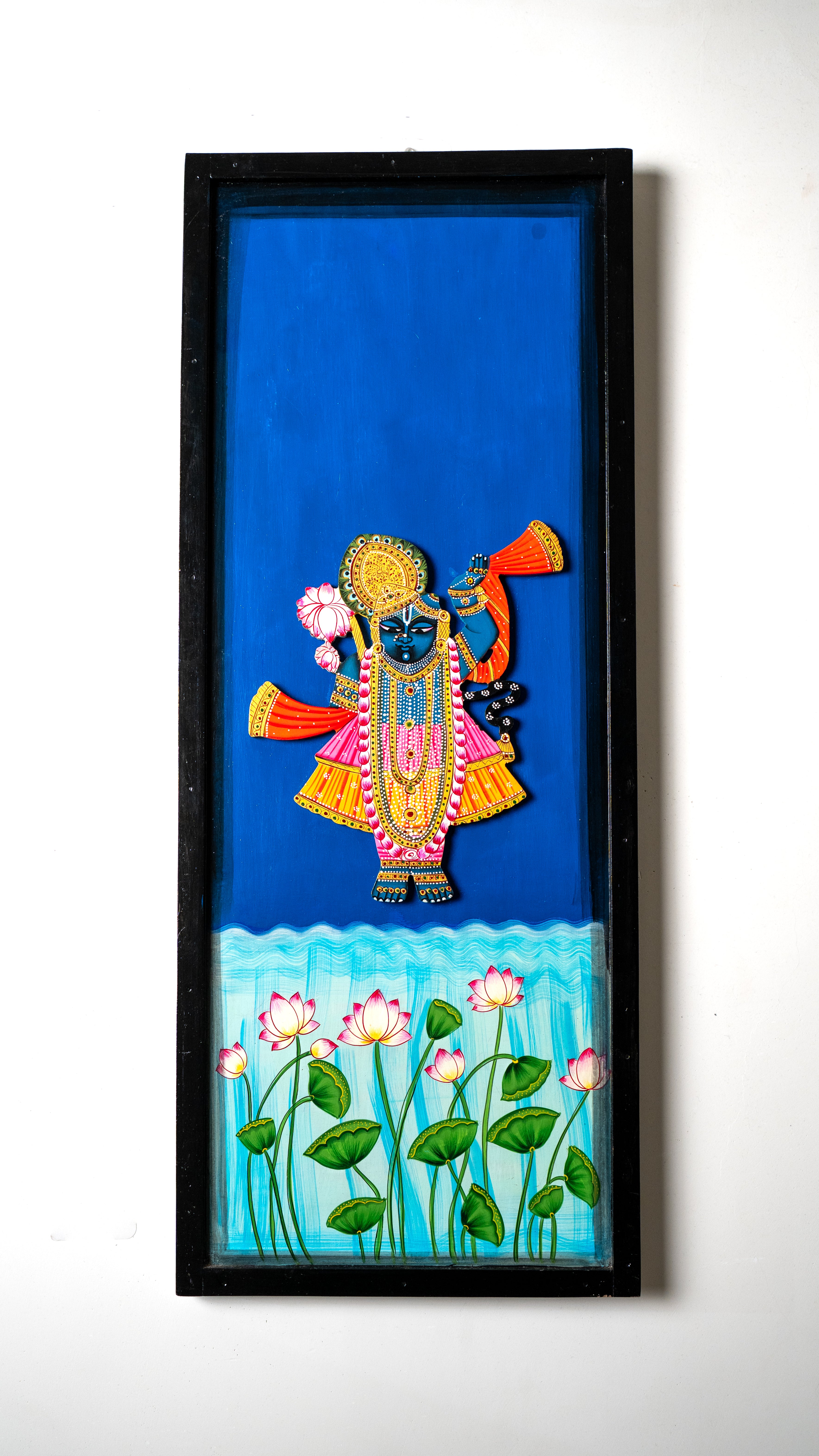 Divine Harmony – Krishna & Sacred Cow Procession (Set of 3)