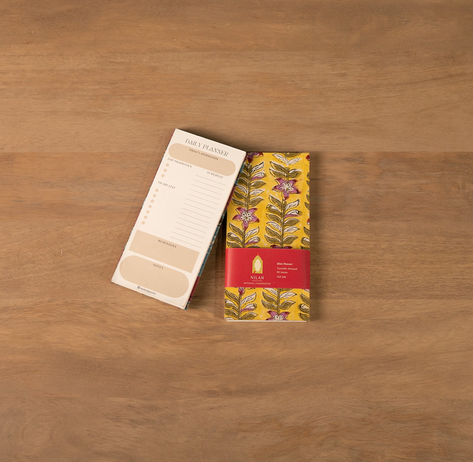 Kanak Pushp Handblock Mini Planner