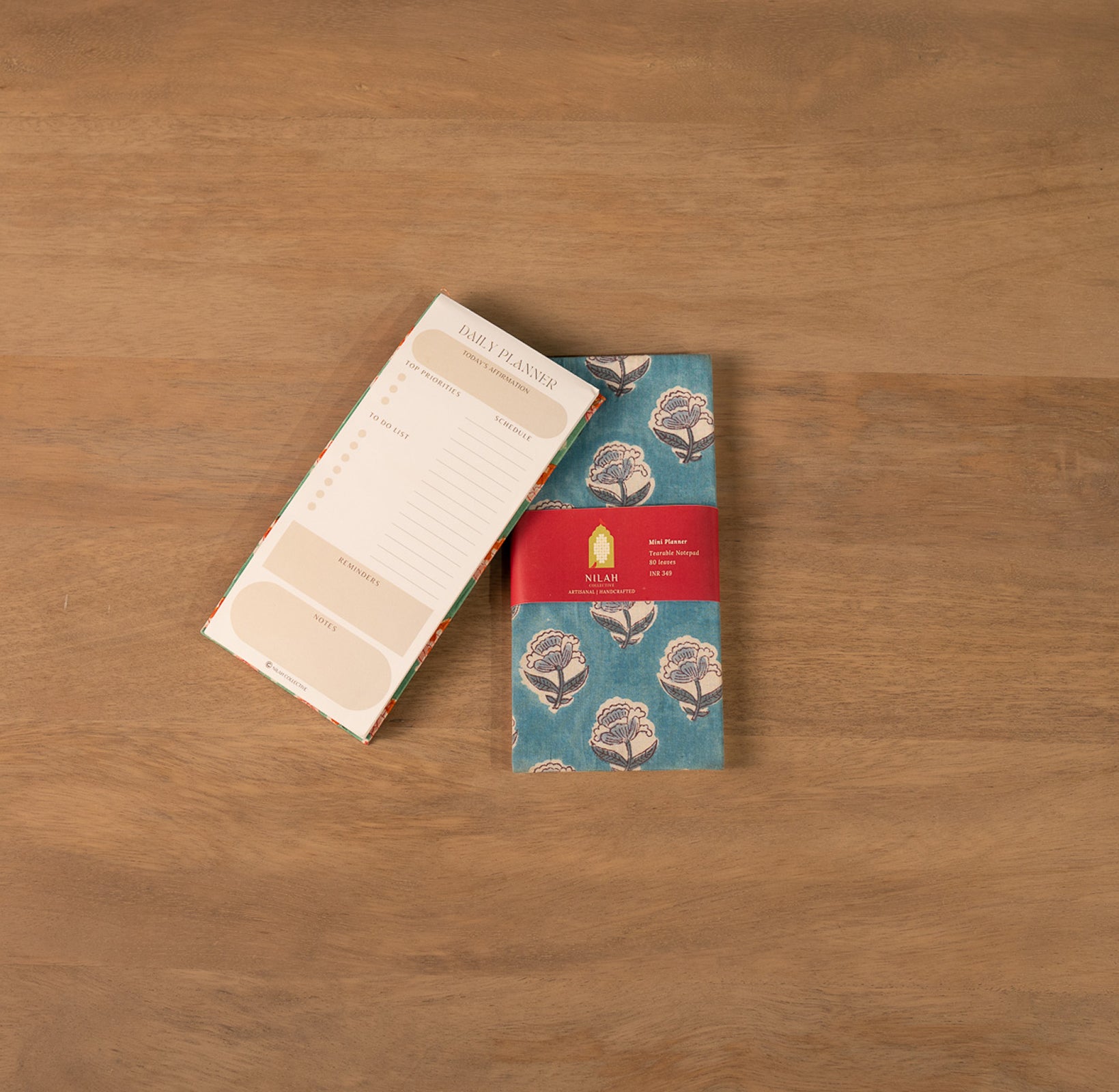 Neelambari Handblock Mini Planner