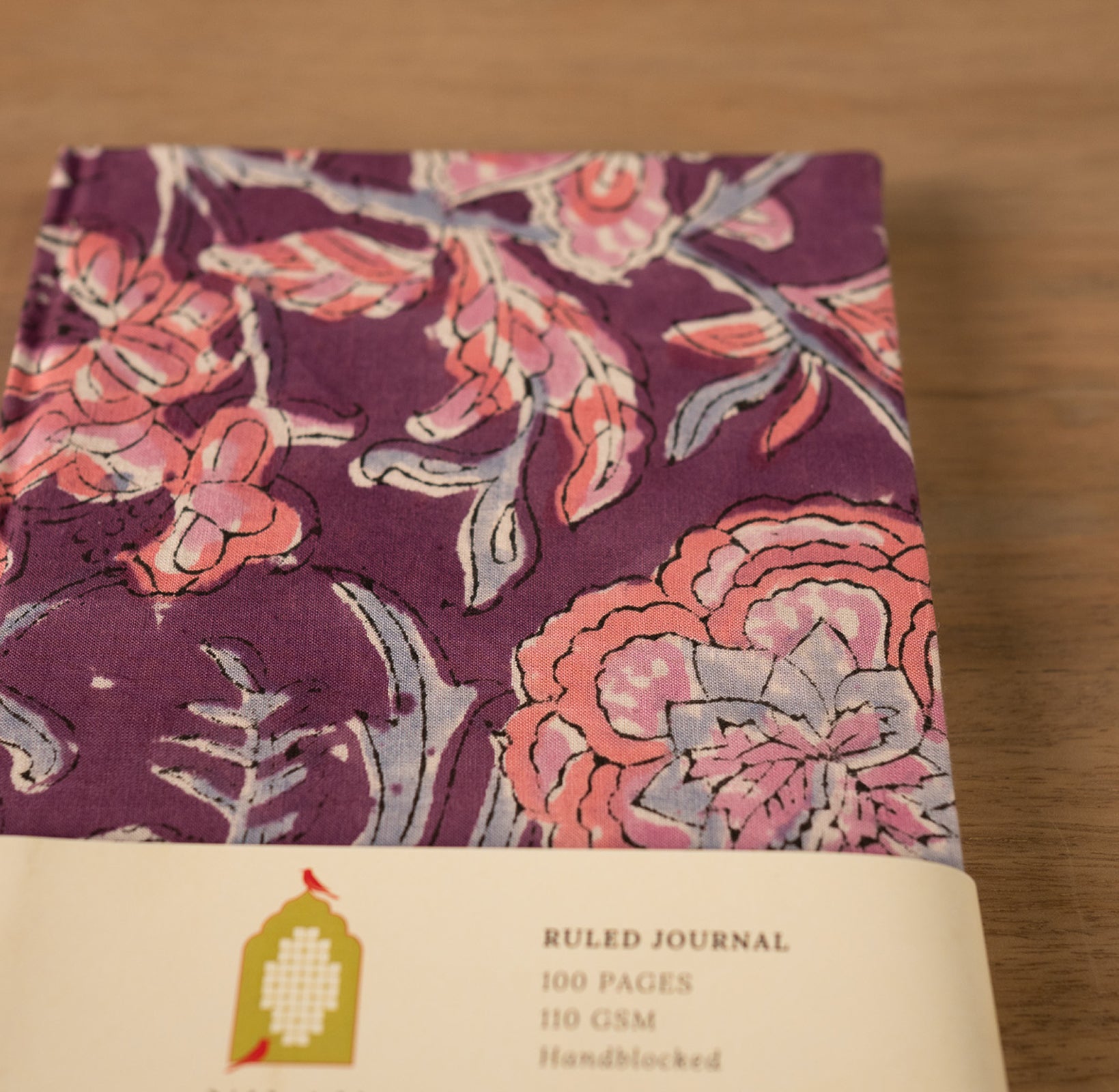 Lavanya Floral Handblock Ruled Journal