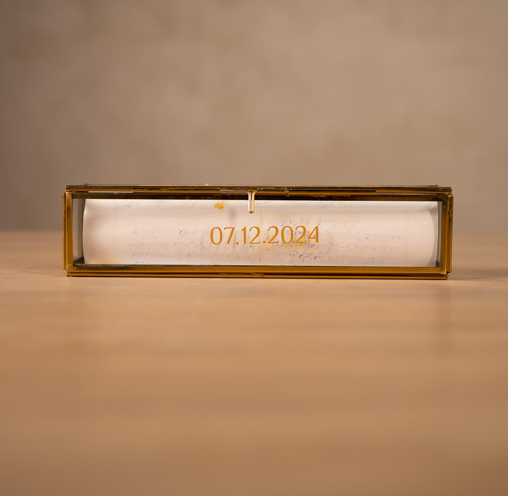 Customisable Invitation Scroll Box